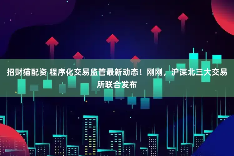 招财猫配资 程序化交易监管最新动态！刚刚，沪深北三大交易所联合发布