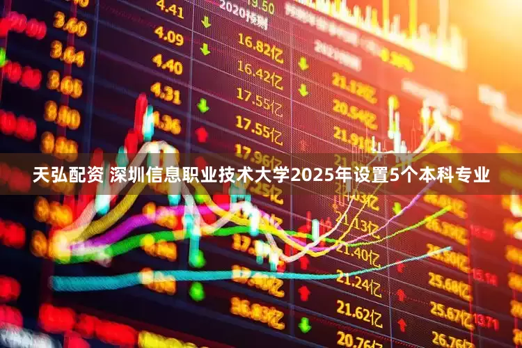 天弘配资 深圳信息职业技术大学2025年设置5个本科专业