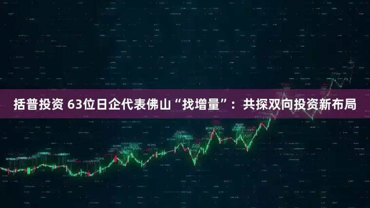 括普投资 63位日企代表佛山“找增量”：共探双向投资新布局