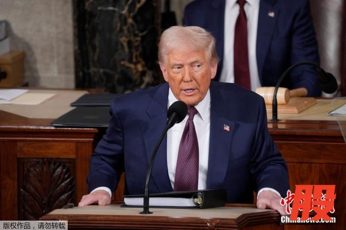 资料图：美国总统特朗普。